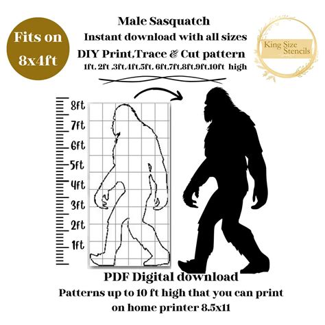 sheet metal sasquatch|life size bigfoot cutout.